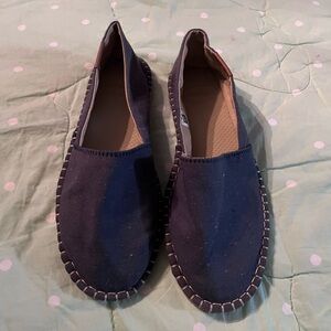 Havaianas Dark Blue Espadrilles with Brown Accents